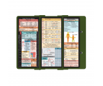 WhiteCoat Clipboard® Trifold - Army Green Flight Medic Edition